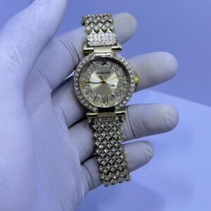 Swarovski Luxe Gold Crystal Bracelet Watch