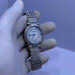 Swarovski Elegant Silver Crystal Bracelet Watch