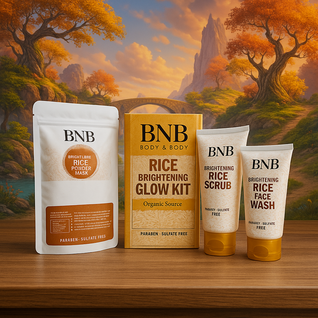 Whitening And Brightening Rice Facial Kit